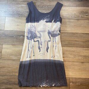 Jams World | Vintage Watercolor Flamingos Dress